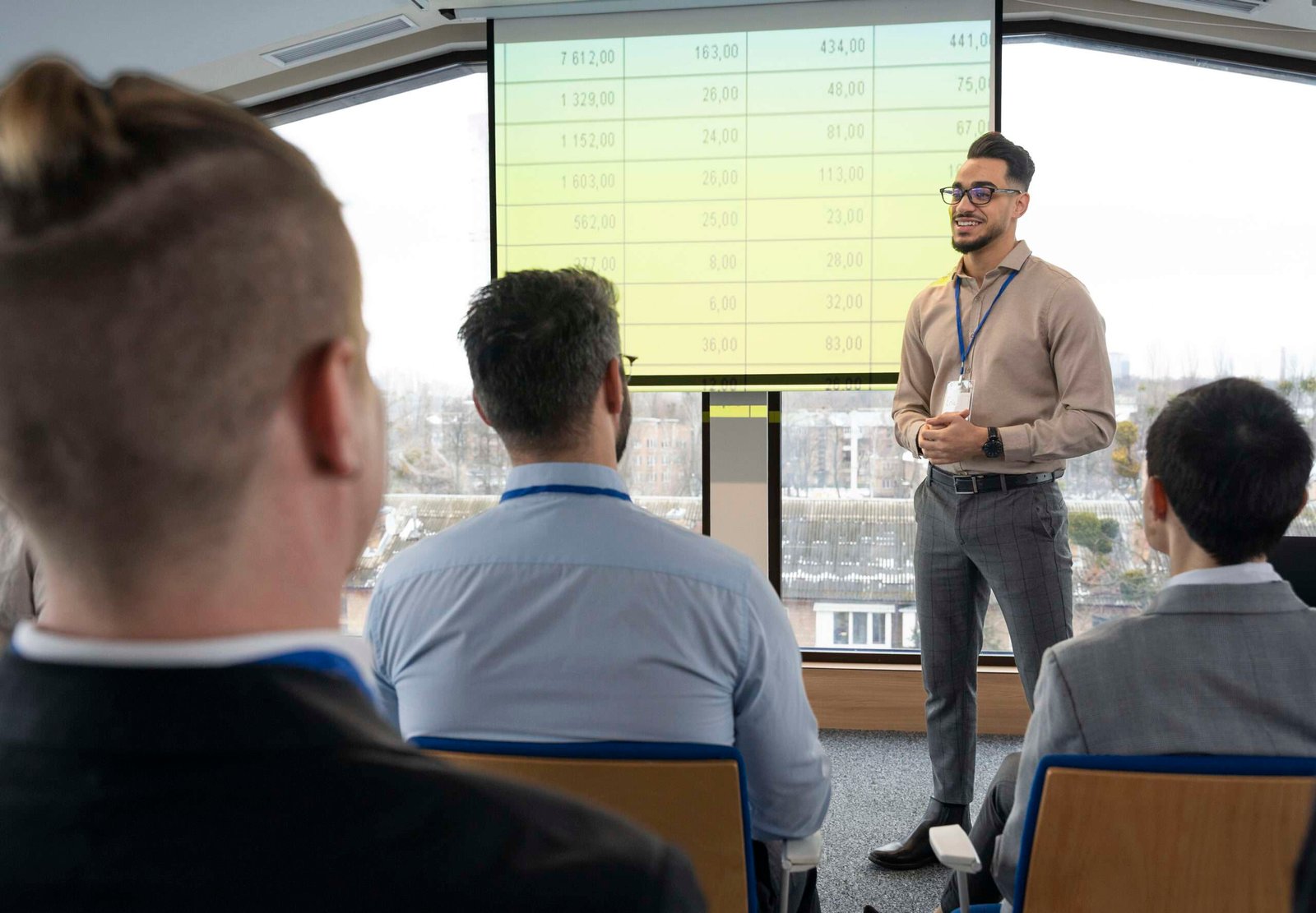Group of people engaged in a business event or workshop