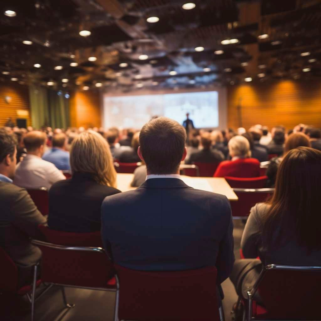 Audience seated at a formal high-protocol event